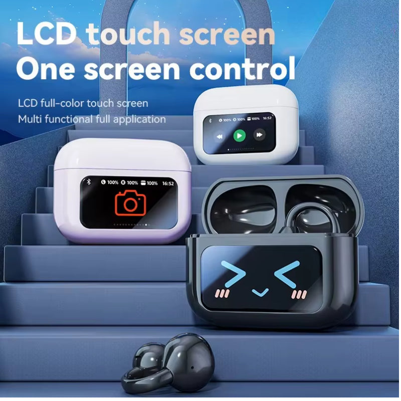 EchoGrip™ M100 ENC Ear Clip Earphones – Style, Sound, and Smart Control